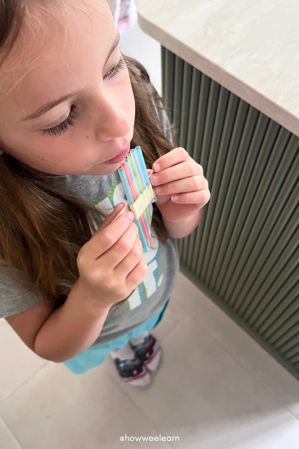 Making music with the Pan Flute