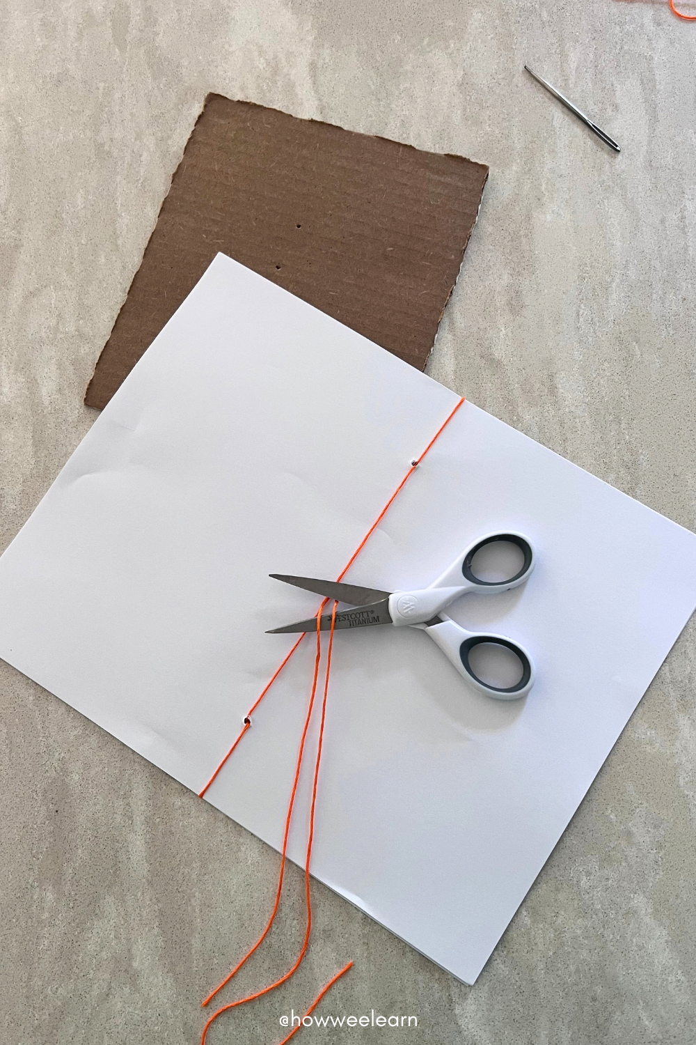 Binding the Journal with Embroidery Thread