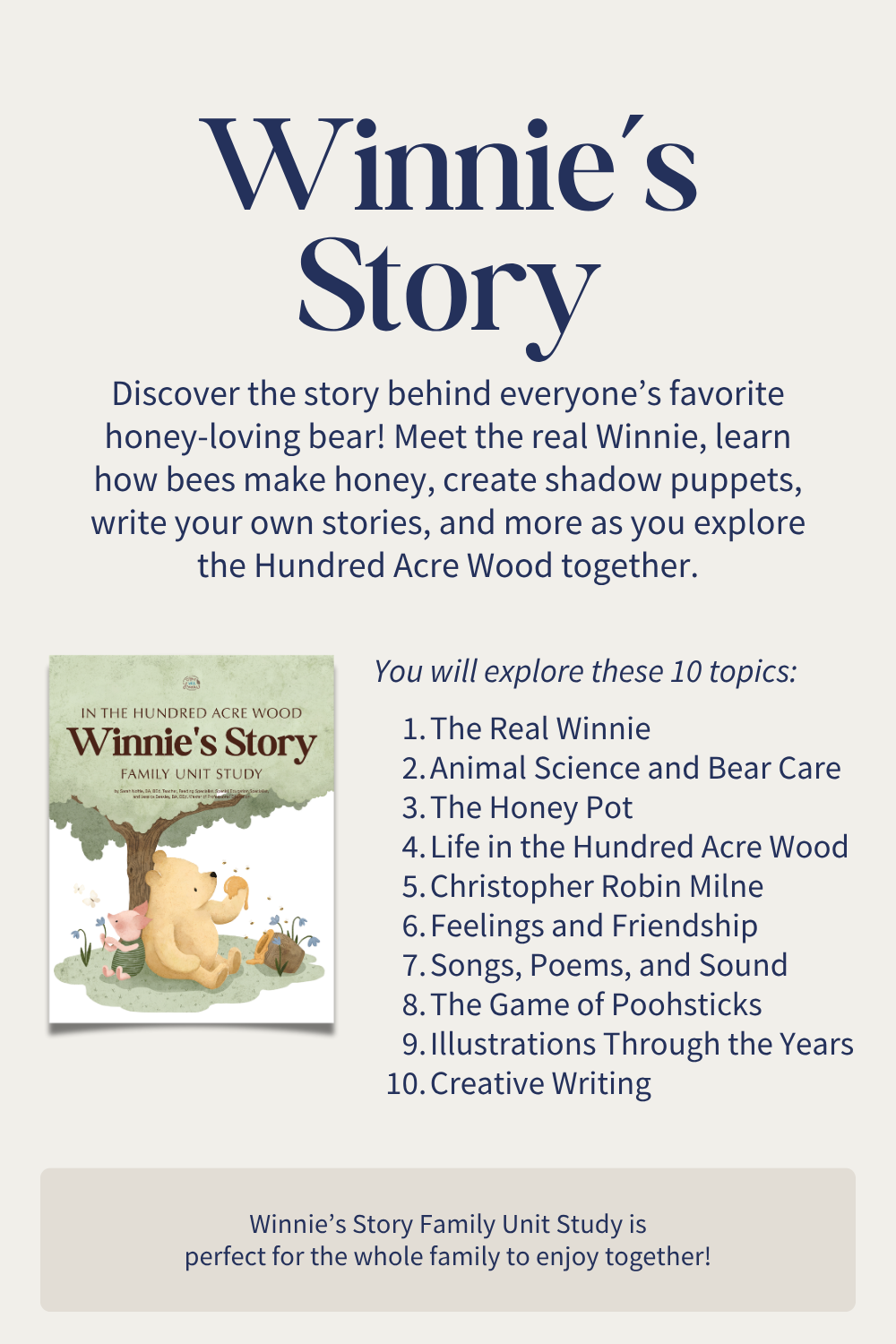 Winnie's Story Family Unit Study