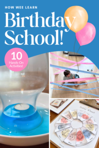 Birthday School Family Unit Study with 10 Hands-On Activities