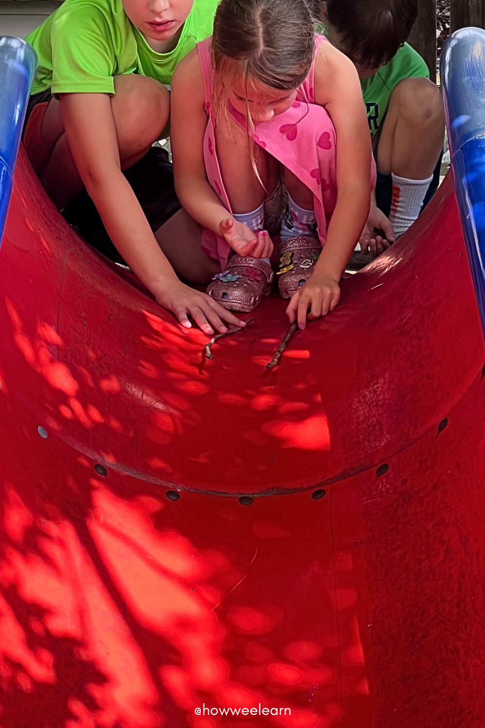 Playing PoohSticks